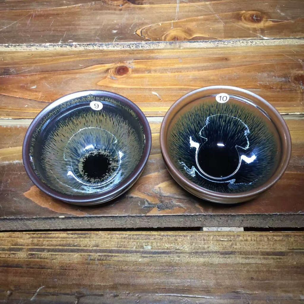 葉禮忠 傳承古老技藝建盞古韻綿長 兔毫盞釉面顏色赫亮如漆，溫潤晶瑩，釉面上布滿細密的豪脈狀紋飾