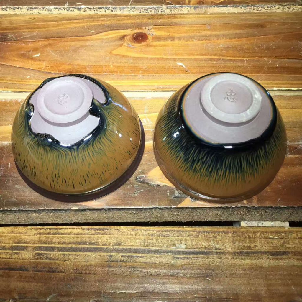 葉禮忠 傳承古老技藝建盞古韻綿長 兔毫盞釉面顏色赫亮如漆，溫潤晶瑩，釉面上布滿細密的豪脈狀紋飾