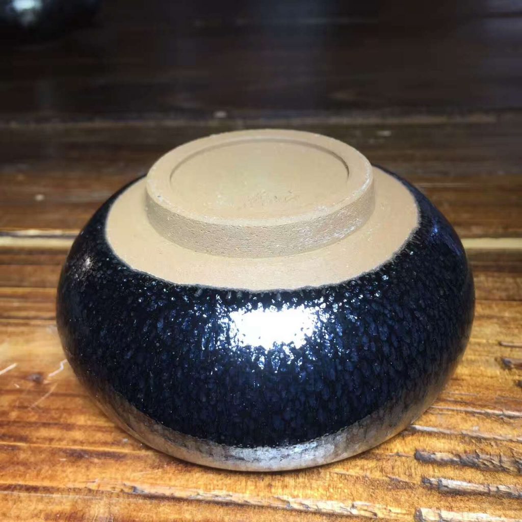 蔡龍禪定銀魚盞口徑8.3高4.2