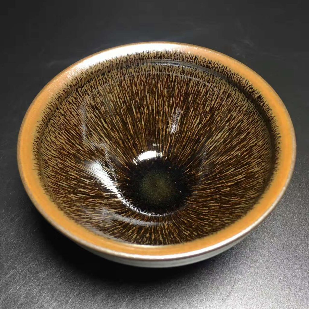 葉禮忠，窯變兔毫，口徑9高5