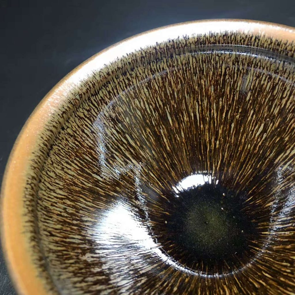 葉禮忠，窯變兔毫，口徑9高5