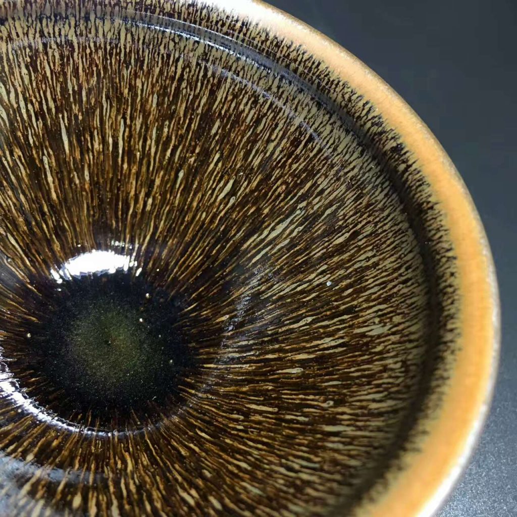 葉禮忠，窯變兔毫，口徑9高5