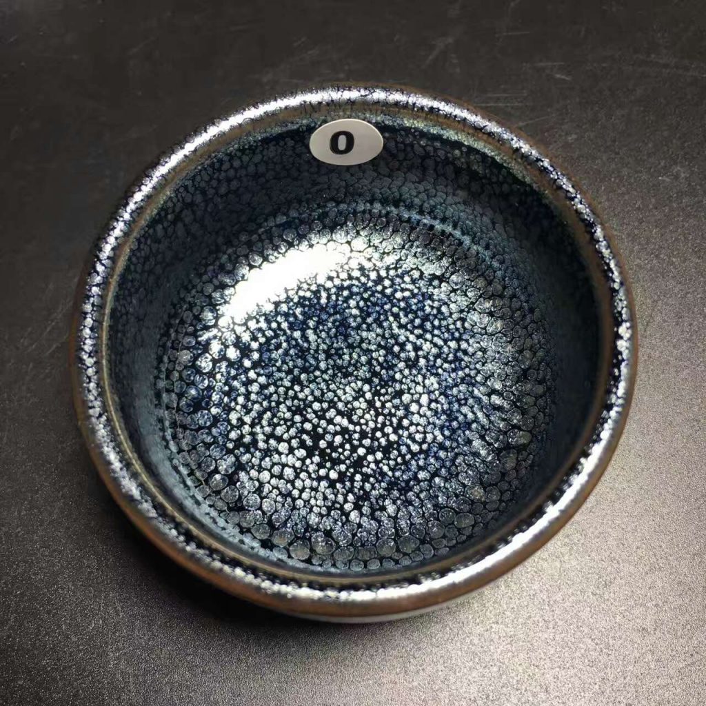 繆興洲，藍(lán)色經(jīng)典小油滴，口徑6.8高3.9