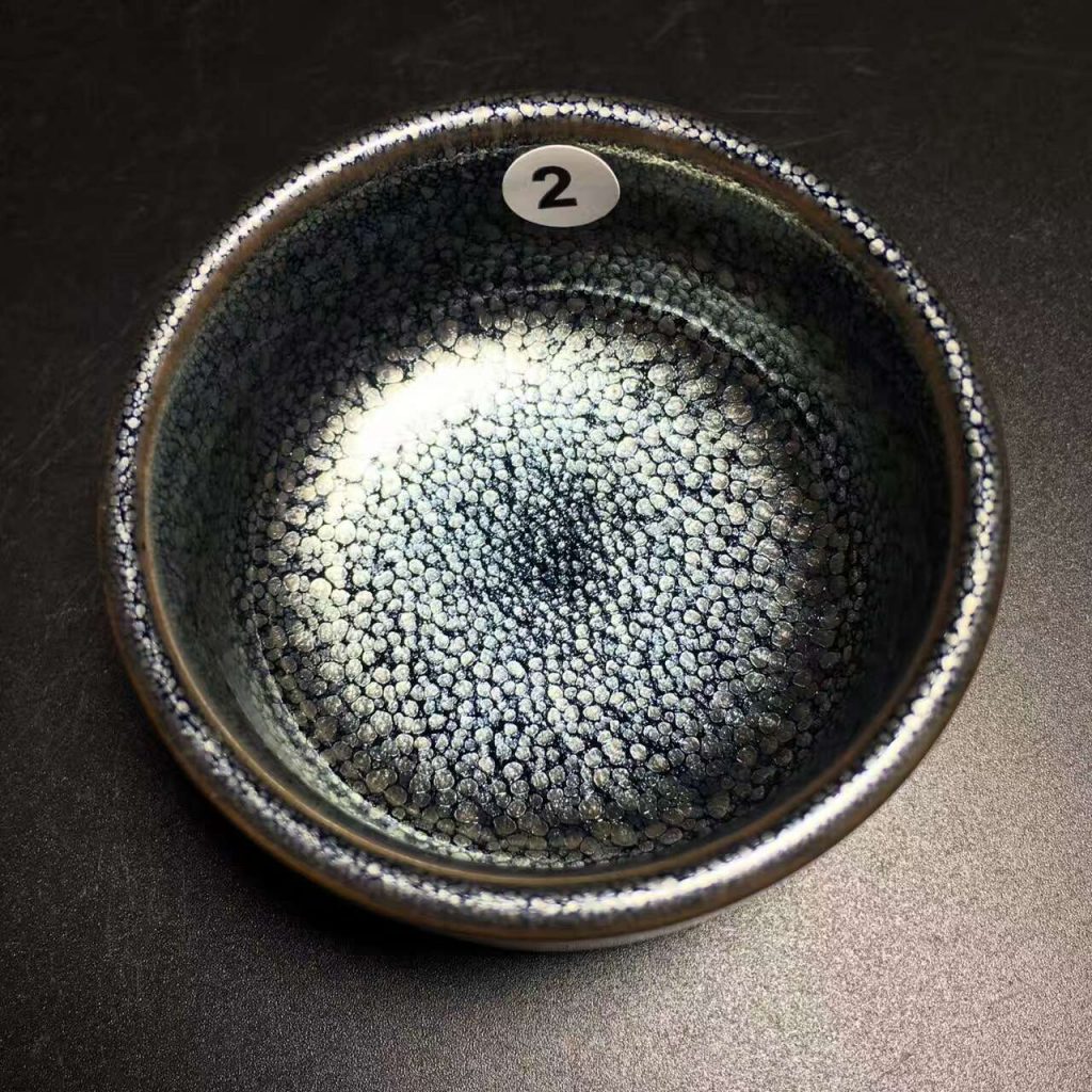 繆興洲，藍(lán)色經(jīng)典小油滴，口徑6.8高3.9