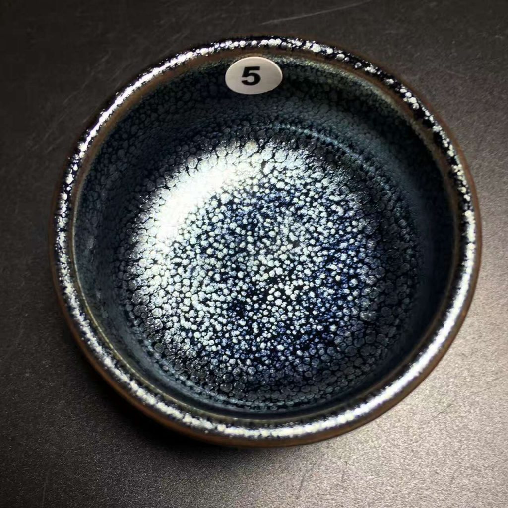 繆興洲，藍(lán)色經(jīng)典小油滴，口徑6.8高3.9