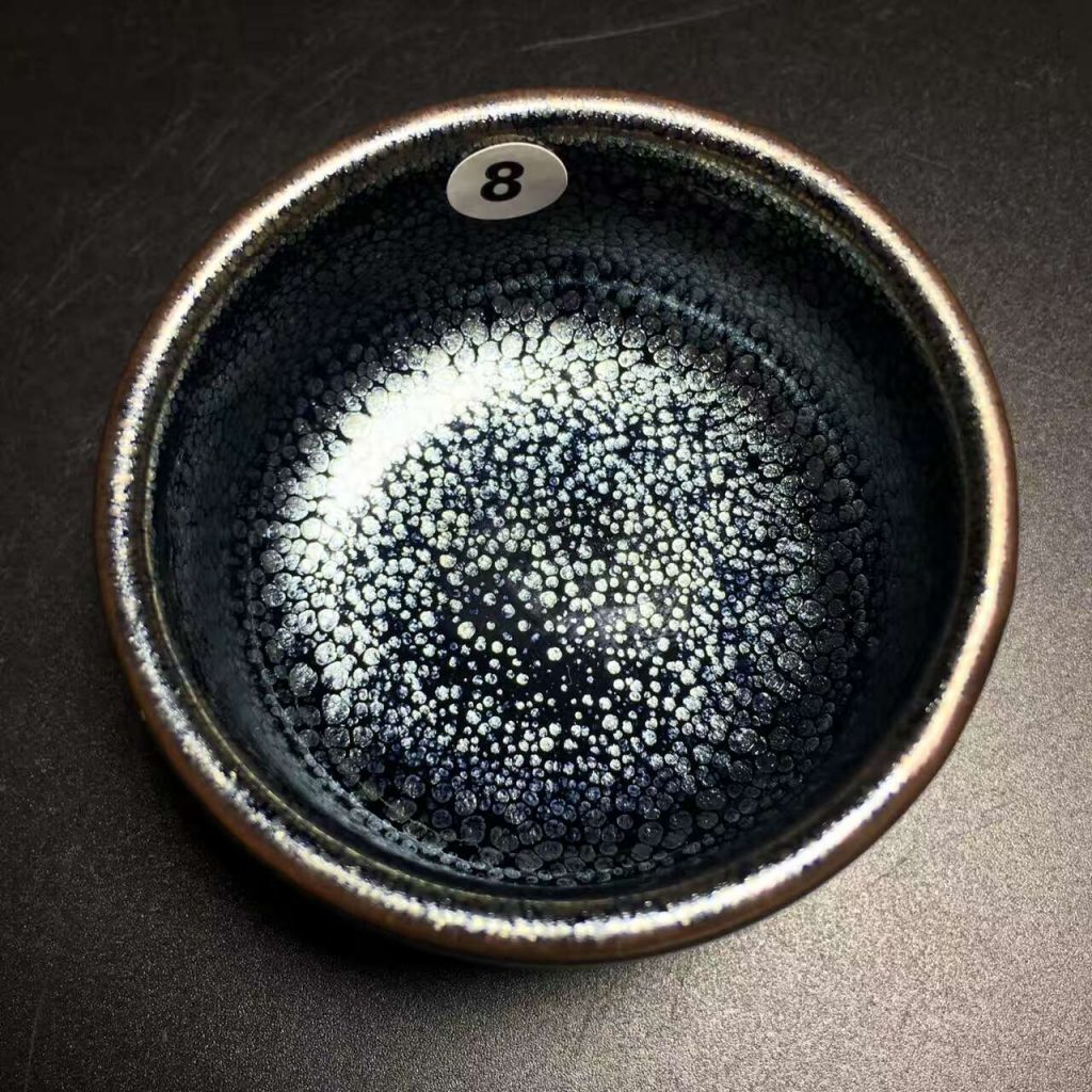 繆興洲，藍(lán)色經(jīng)典小油滴，口徑6.8高3.9