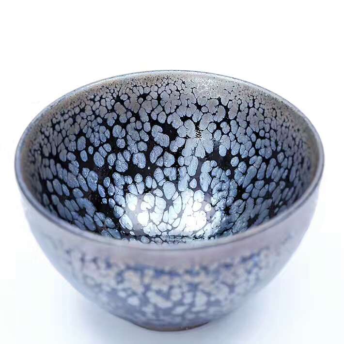 蔡炳盛8.8公分束口藍(lán)油滴精品盞