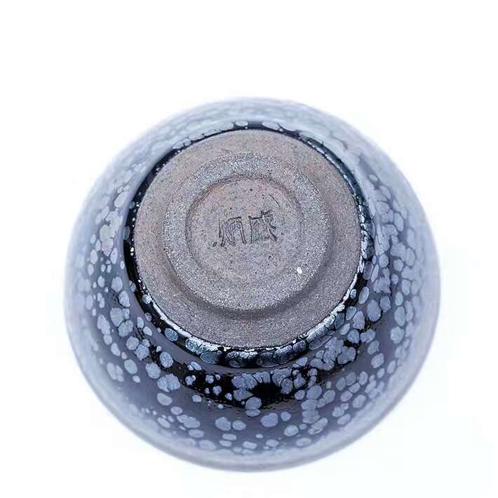 蔡炳盛8.8公分束口藍(lán)油滴精品盞