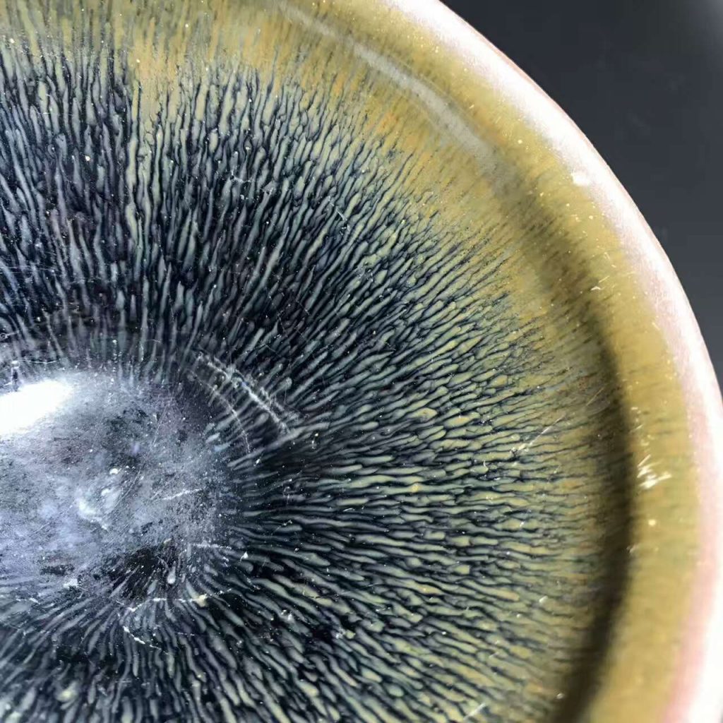 宋代建窯，兔毫大盞，口徑12.3-12.8高6