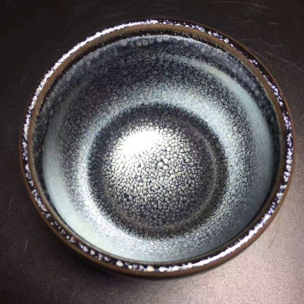 蘇天培，星光油滴直筒杯，口徑8.3高6.5