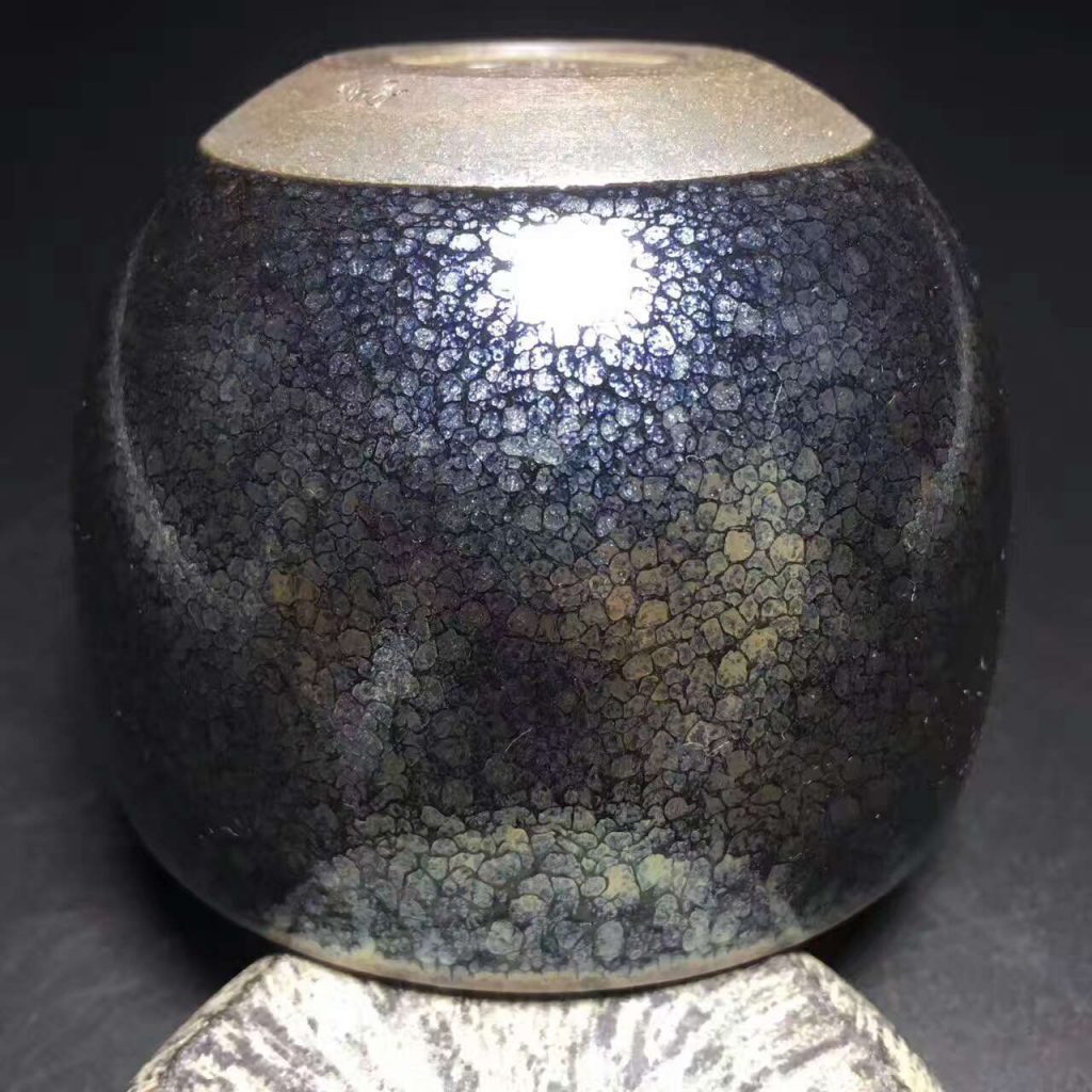 蘇天培，星光油滴直筒杯，口徑8.3高6.5