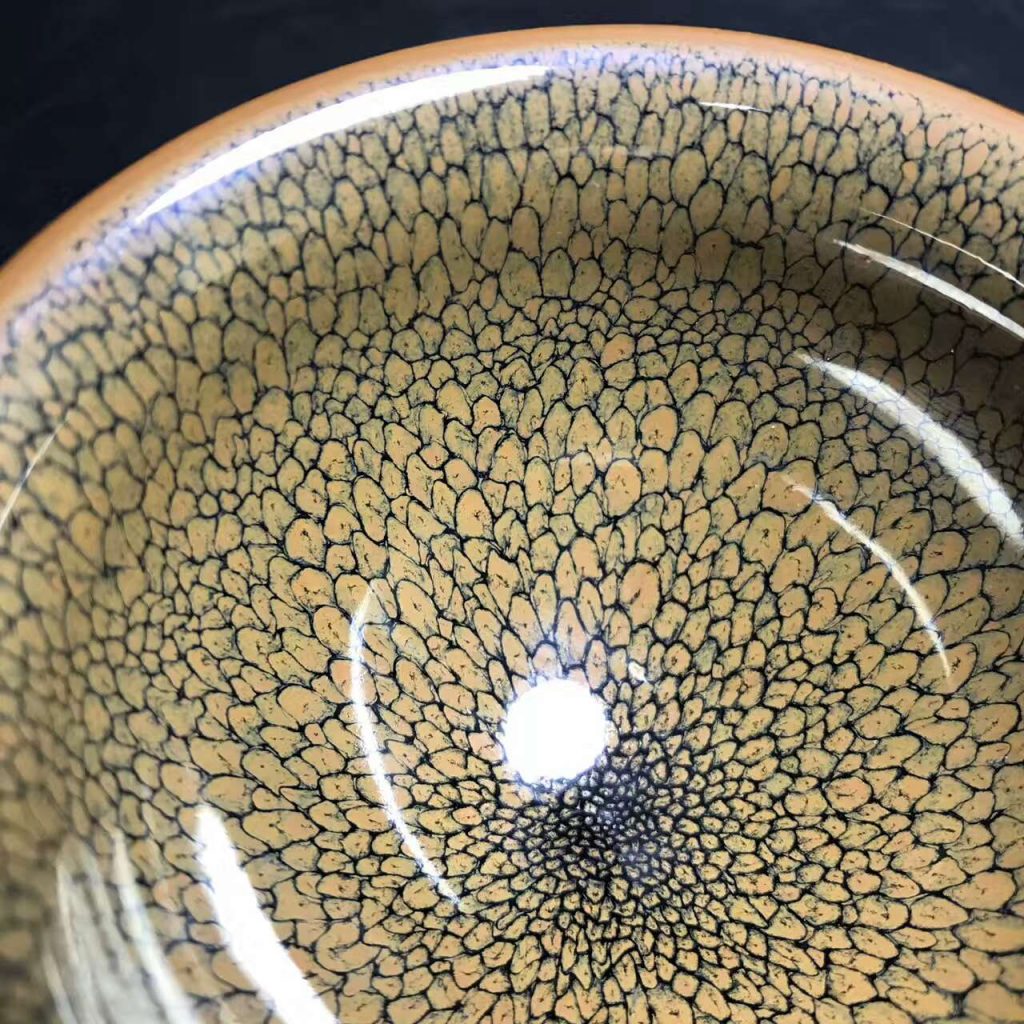 陳大鵬大師，精品黃鷓鴣，口徑8.5高4.8