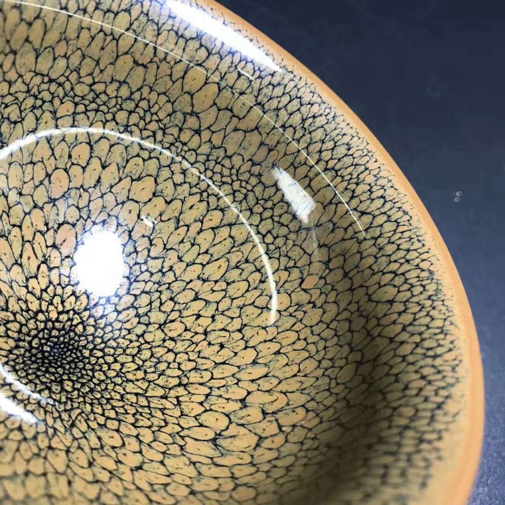 陳大鵬大師，精品黃鷓鴣，口徑8.5高4.8