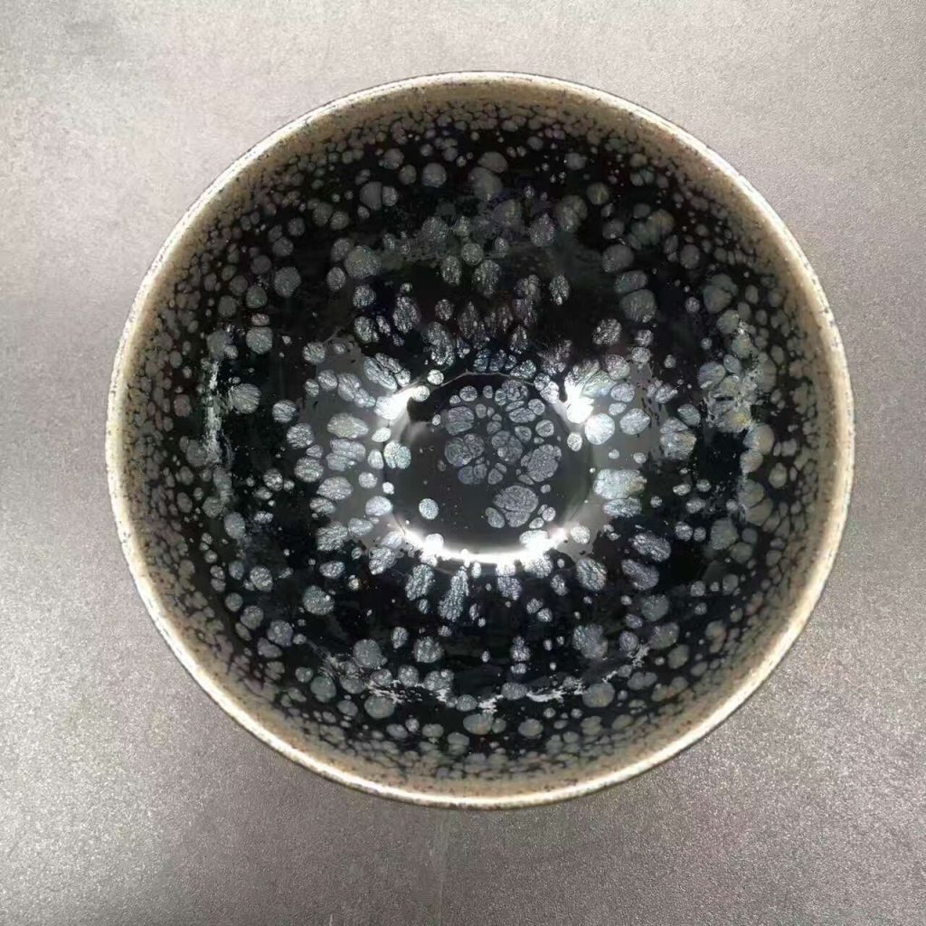 蔡炳盛，傳統(tǒng)油滴，口徑8.3高4.5