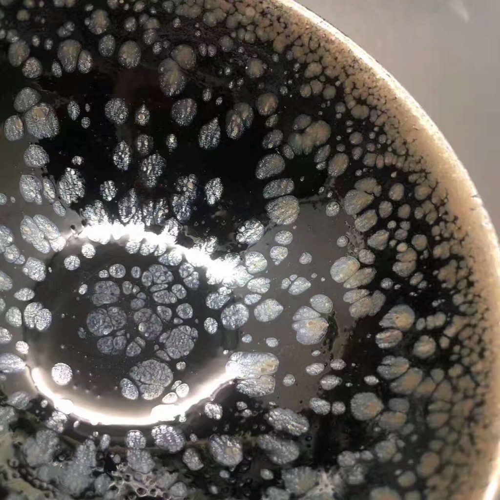 蔡炳盛，傳統(tǒng)油滴，口徑8.3高4.5