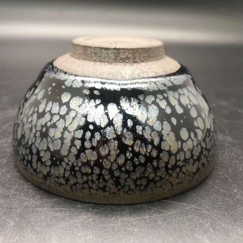 蔡炳盛，傳統(tǒng)油滴，口徑8.3高4.5