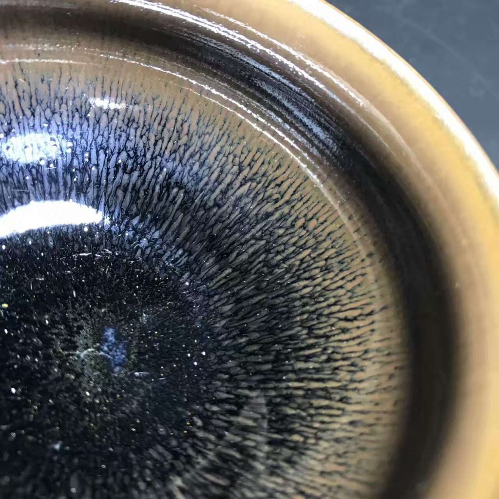 孫建興大師，精品兔毫盞，早期作品，口徑8.8高5.2