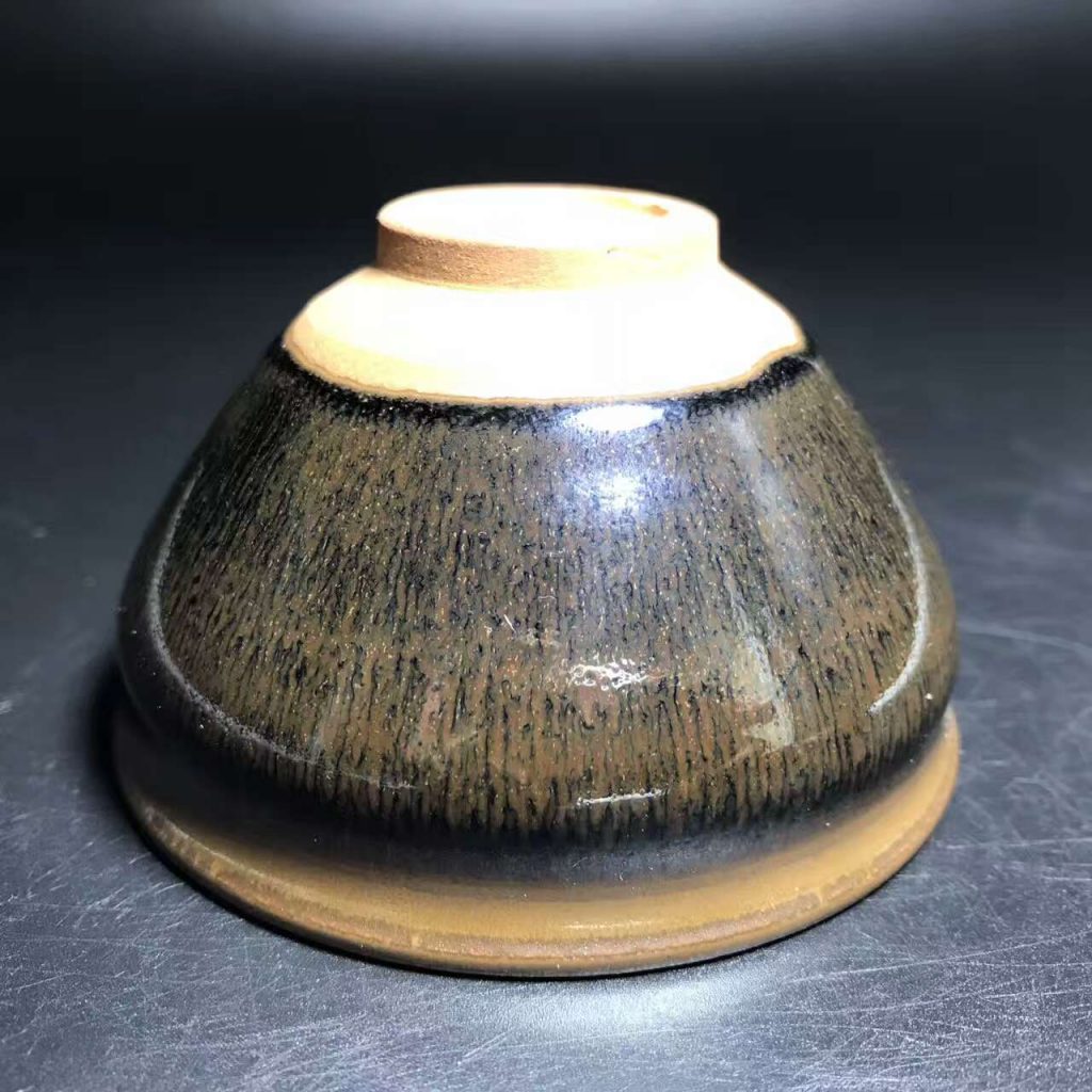 孫建興大師，精品兔毫盞，早期作品，口徑8.8高5.2