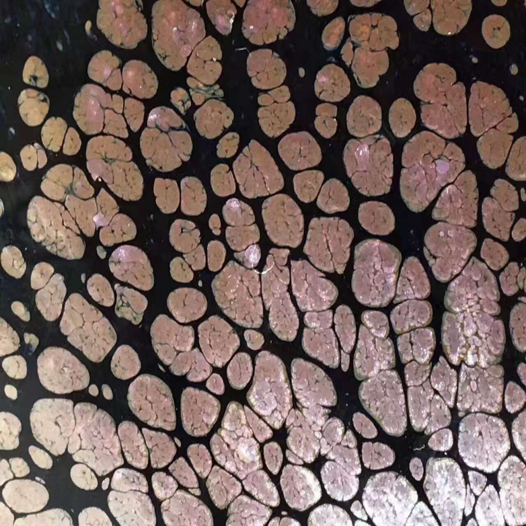 陳春華師傅，精品紫金油滴大盞，?；?，口徑12.3高5.6