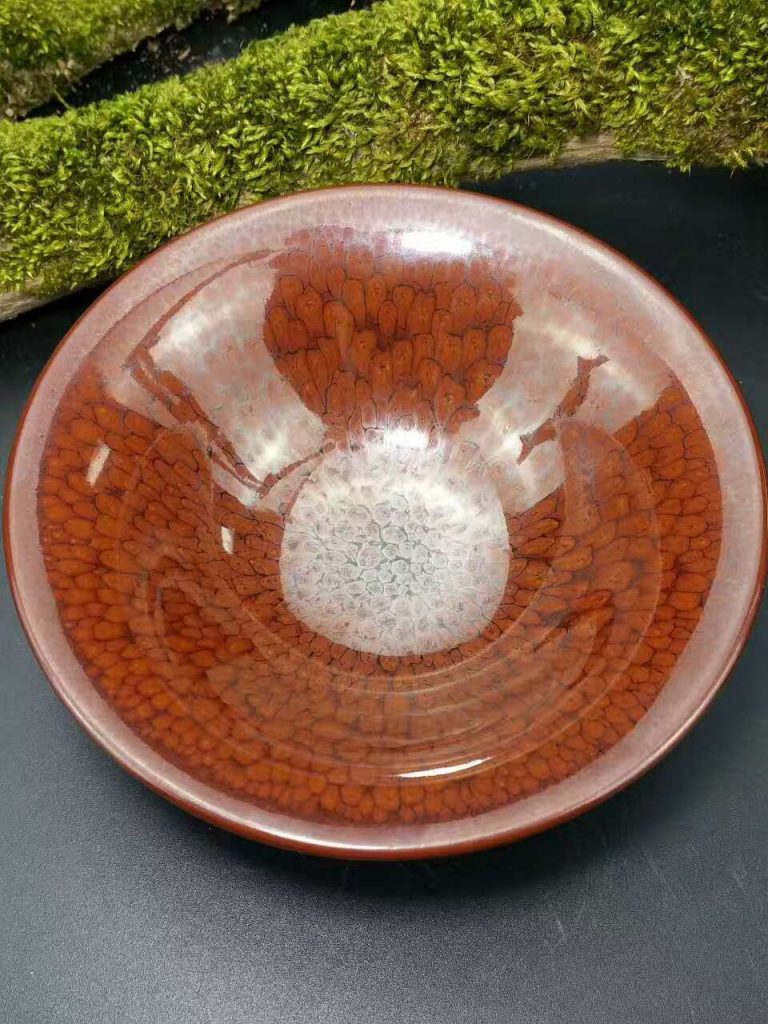 陳大鵬紅鷓鴣斑撇口：口10.5高4