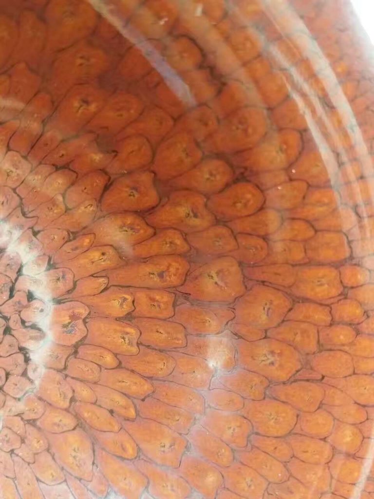 陳大鵬紅鷓鴣斑撇口：口10.5高4