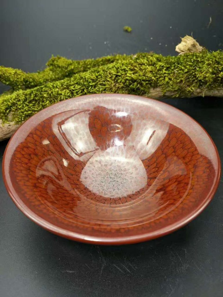 陳大鵬紅鷓鴣斑撇口：口10.5高4