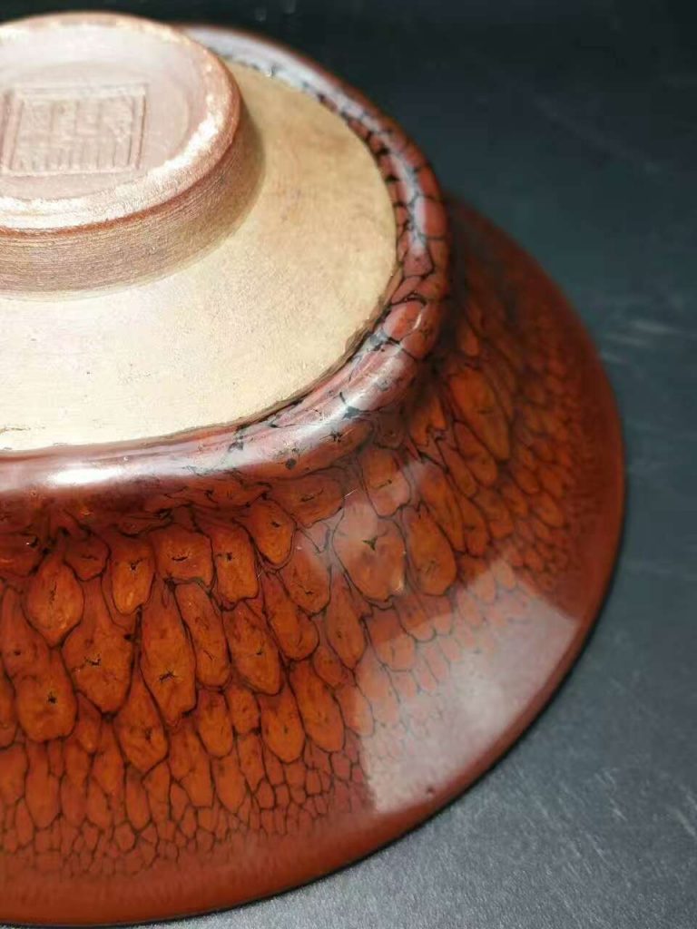 陳大鵬紅鷓鴣斑撇口：口10.5高4