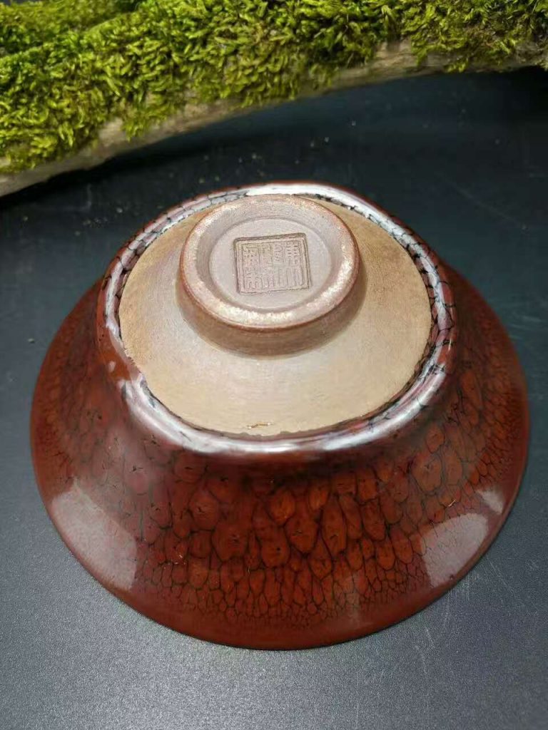 陳大鵬紅鷓鴣斑撇口：口10.5高4