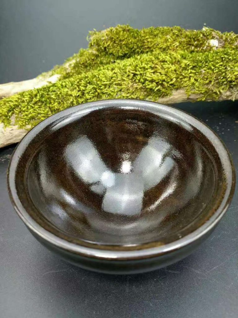 九龍窖危敏捷柴燒：口8.8高4.8，古樸溫潤。