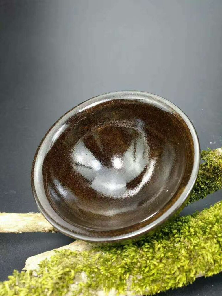 九龍窖危敏捷柴燒：口8.8高4.8，古樸溫潤。