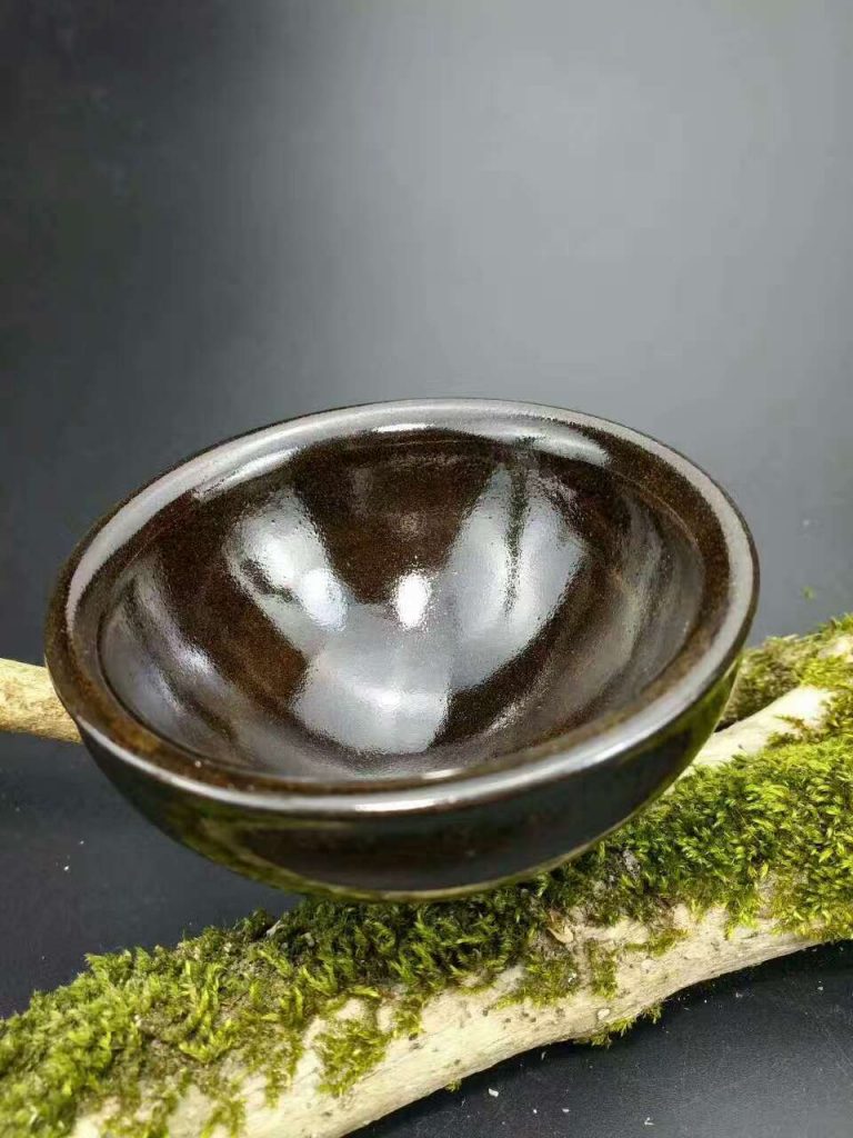 九龍窖危敏捷柴燒：口8.8高4.8，古樸溫潤。