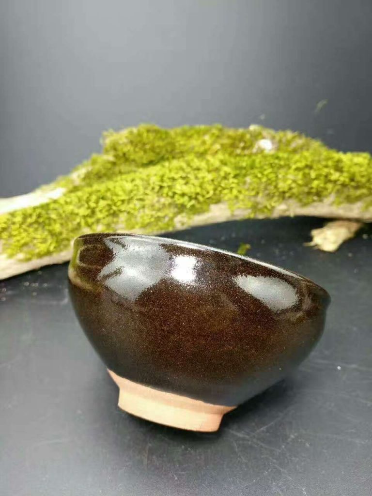 九龍窖危敏捷柴燒：口8.8高4.8，古樸溫潤。