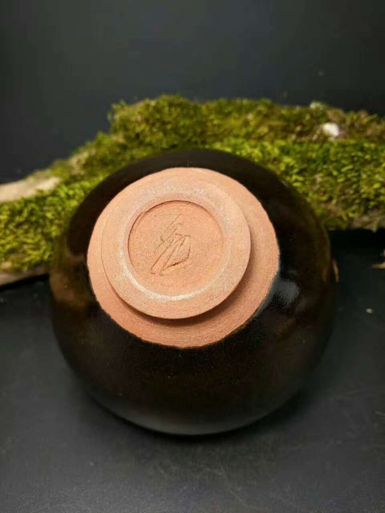 九龍窖危敏捷柴燒：口8.8高4.8，古樸溫潤。