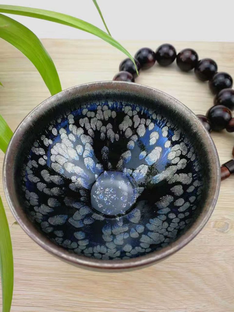 李盞柜 牡丹花盞 口徑8.8高6