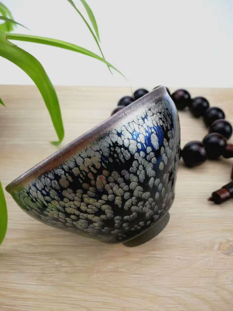 李盞柜 牡丹花盞 口徑8.8高6