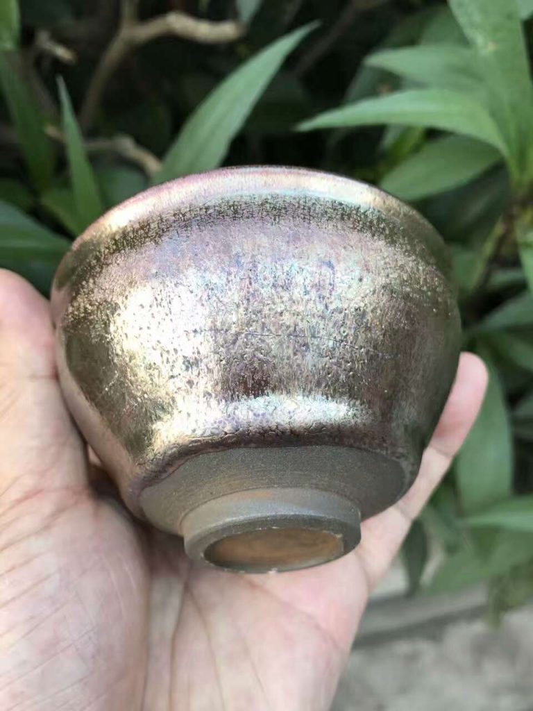 孫建興大師，精品虹彩油滴。