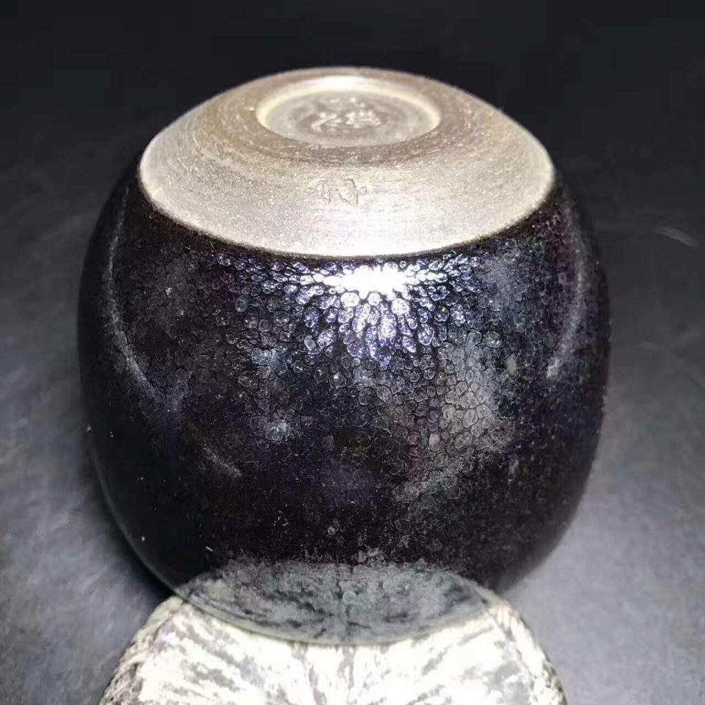 蘇天培，極品藍(lán)，禪心直筒杯，口徑8.5高6.5