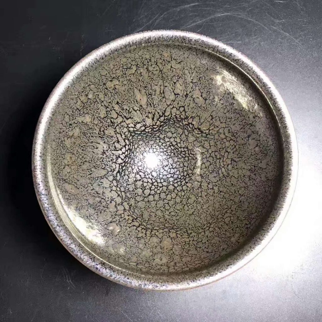 孫建興大師，早期油滴大盞，口徑12高7，收藏級！