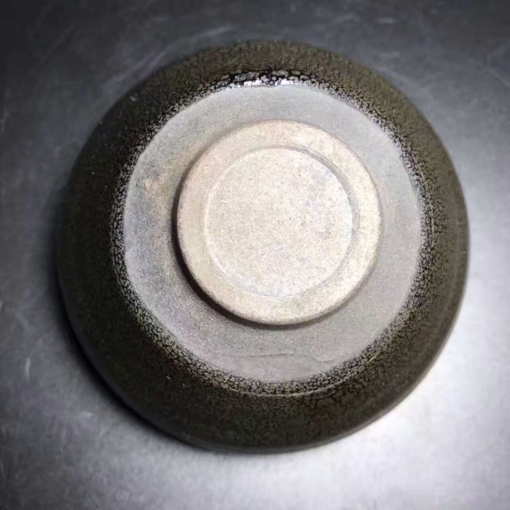 孫建興大師，早期油滴大盞，口徑12高7，收藏級！