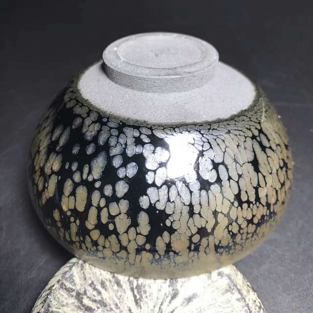 陳春華師傅，精品傳統(tǒng)油滴盞，口徑9.3高5