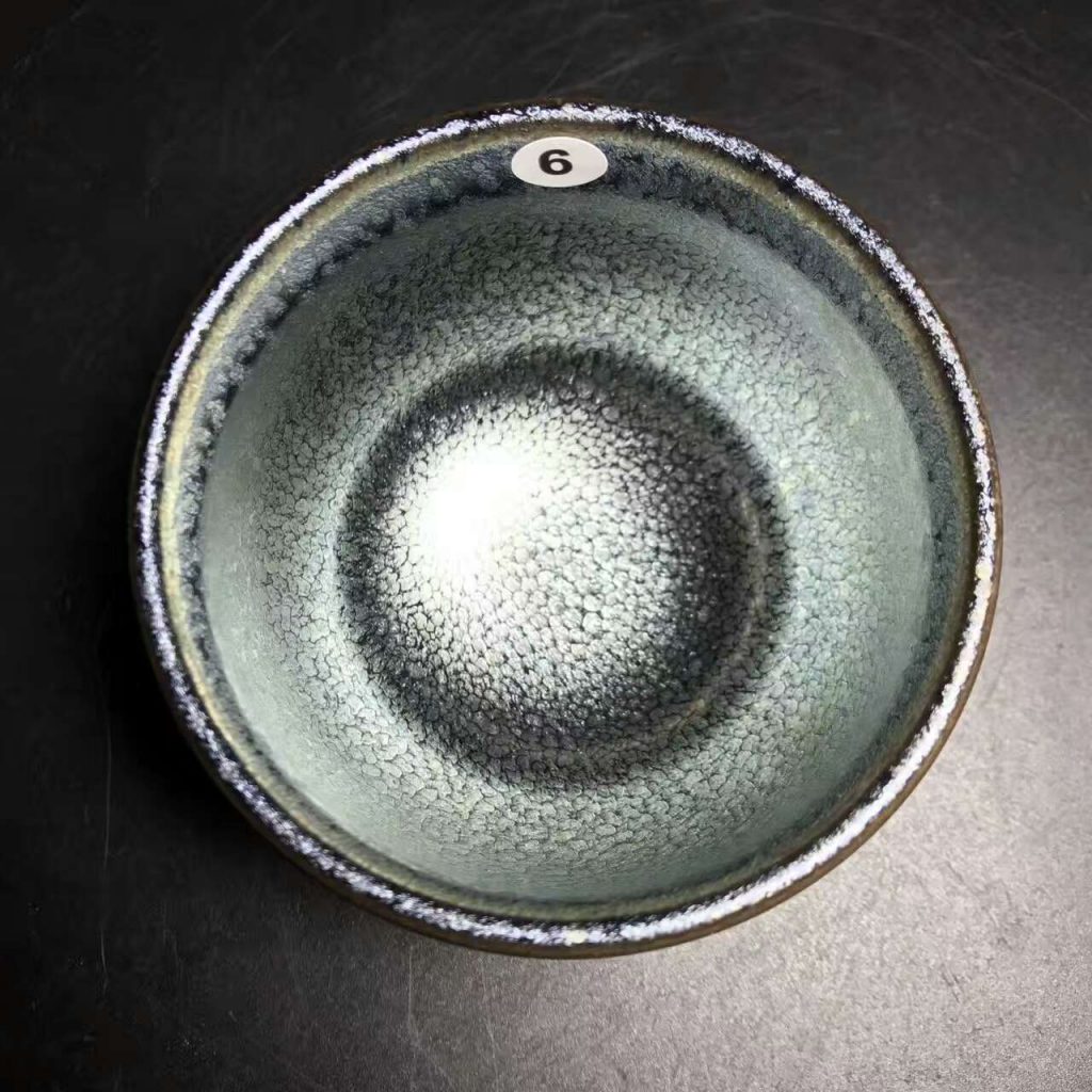 蘇天培，禪心星光油滴盞，口徑8.3高6.5