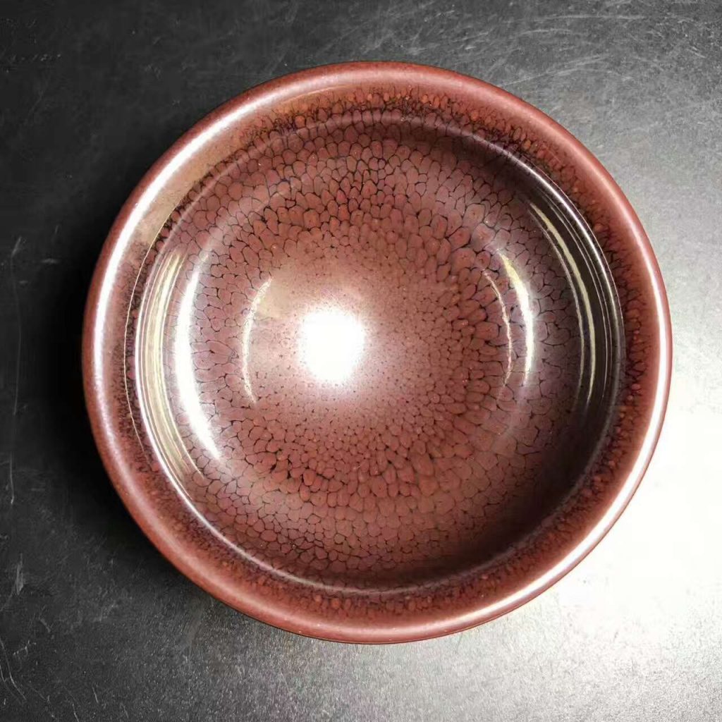 陳大鵬，紅鷓鴣斑，口徑8.5高4.5