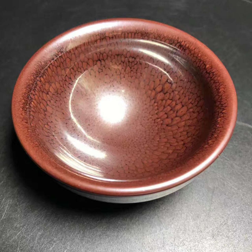 陳大鵬，紅鷓鴣斑，口徑8.5高4.5