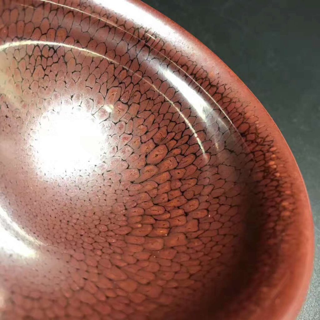 陳大鵬，紅鷓鴣斑，口徑8.5高4.5