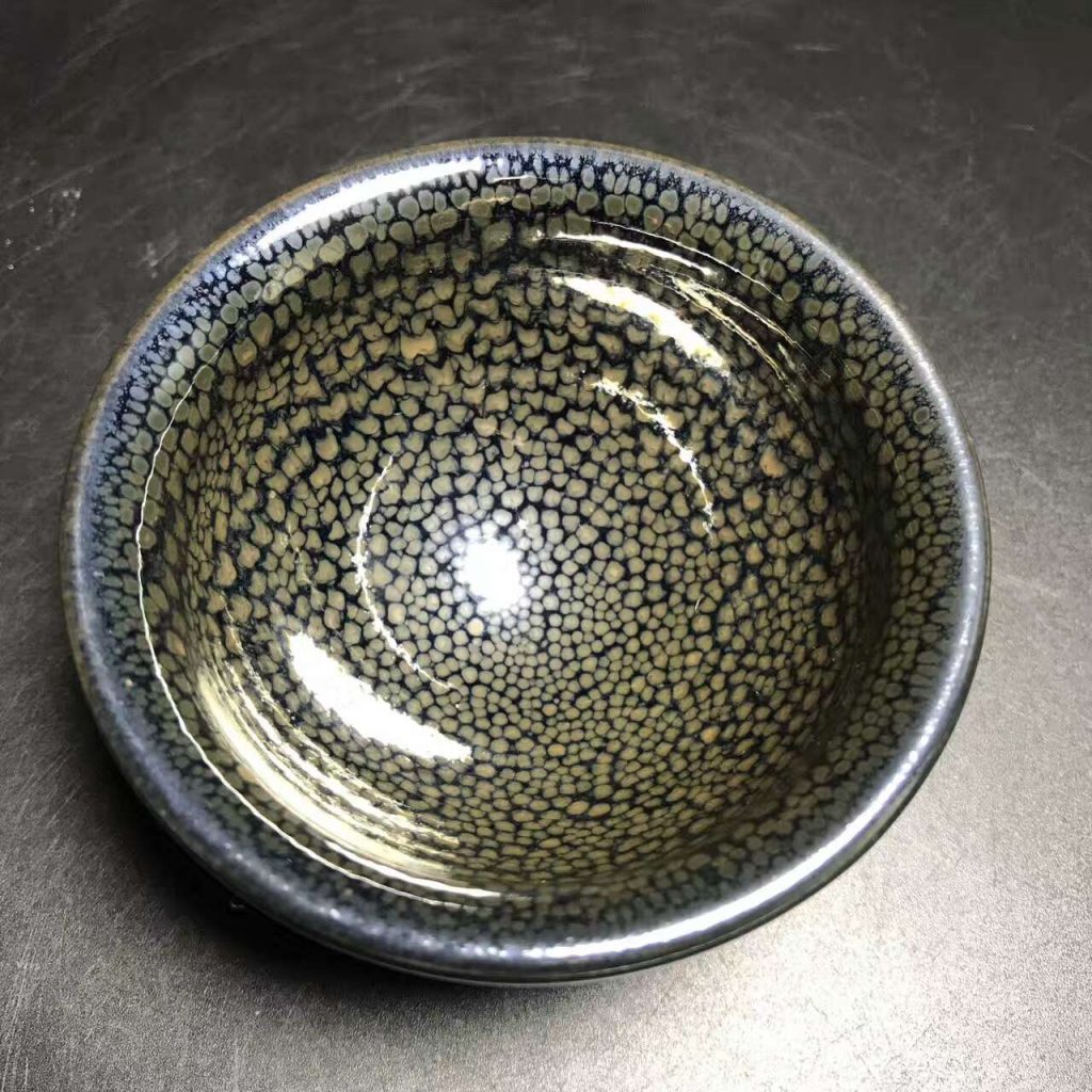 陳大鵬大師，精品華北油滴盞，口徑8.3