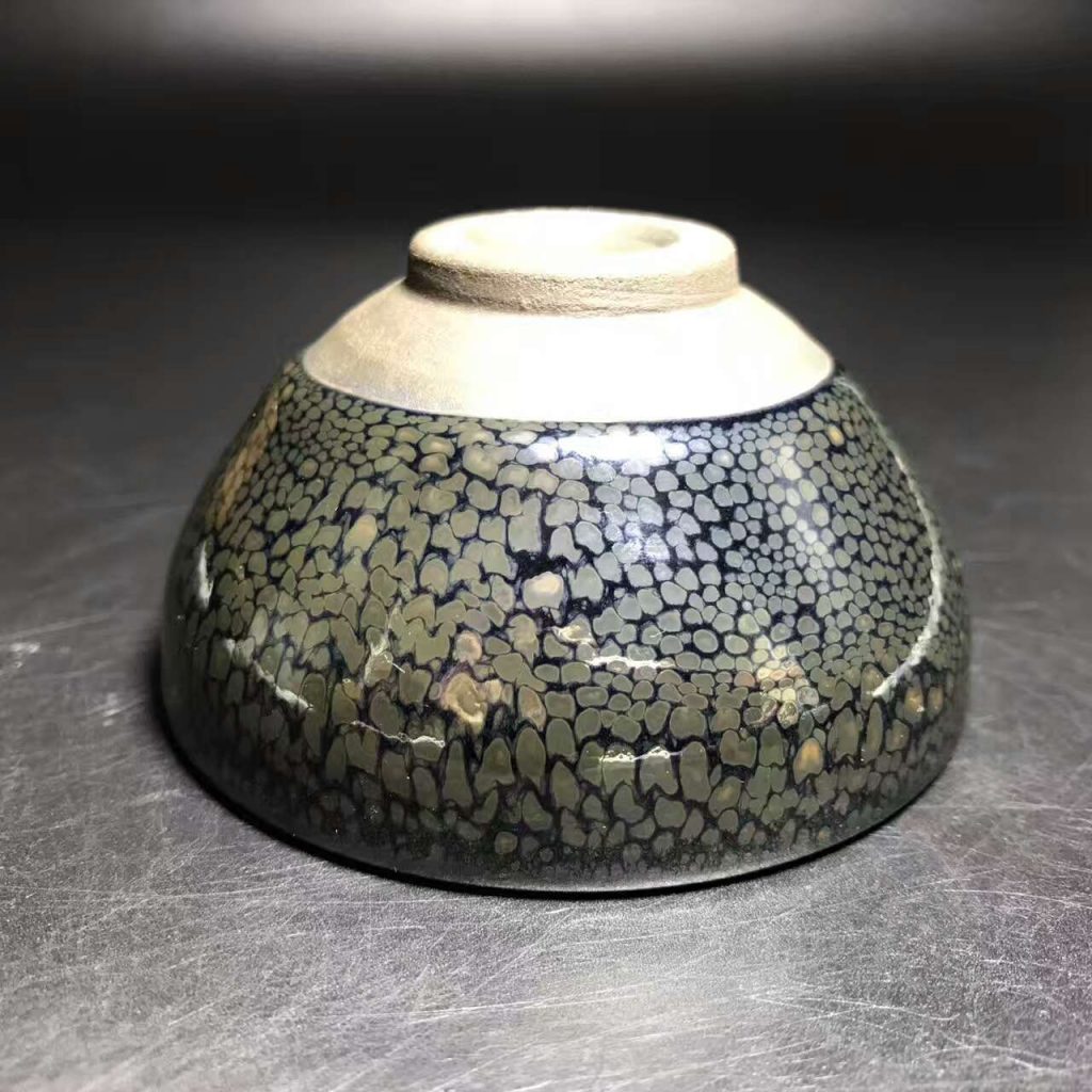 陳大鵬大師，精品華北油滴盞，口徑8.3