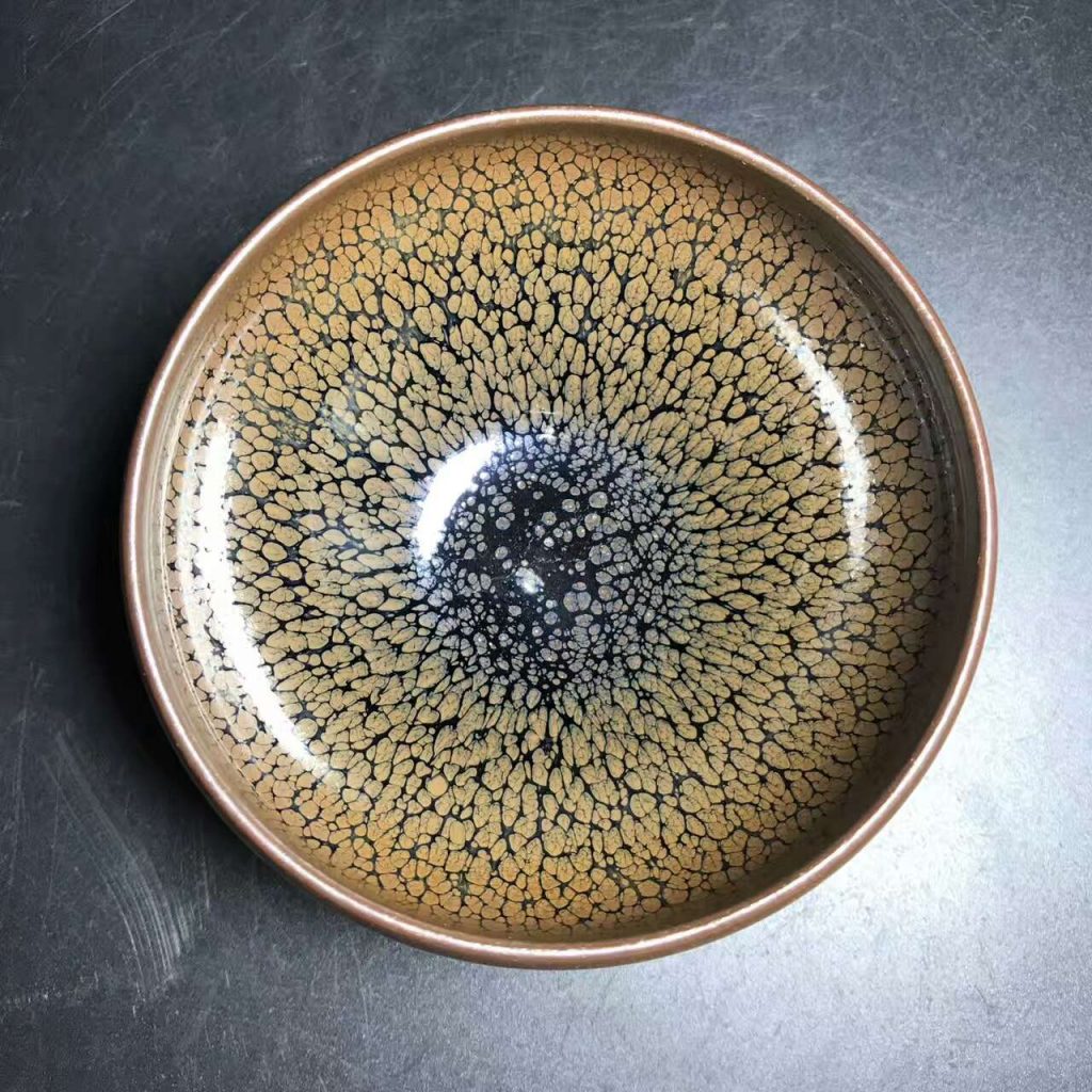 張家華師傅，精品黃鷓鴣，口徑8.8肚大9.5高5.3