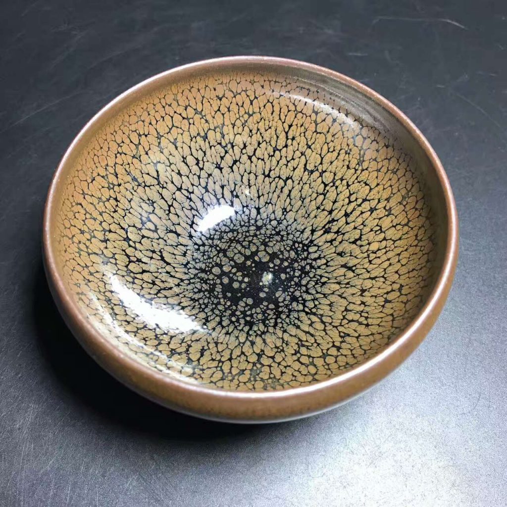 張家華師傅，精品黃鷓鴣，口徑8.8肚大9.5高5.3