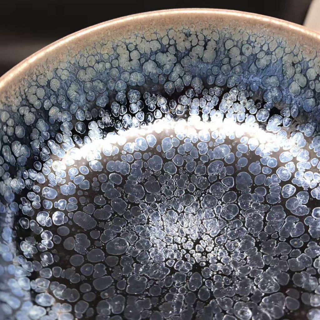 劉學(xué)財師傅，精品滿天星禪定，口徑9肚大9.8高4.8