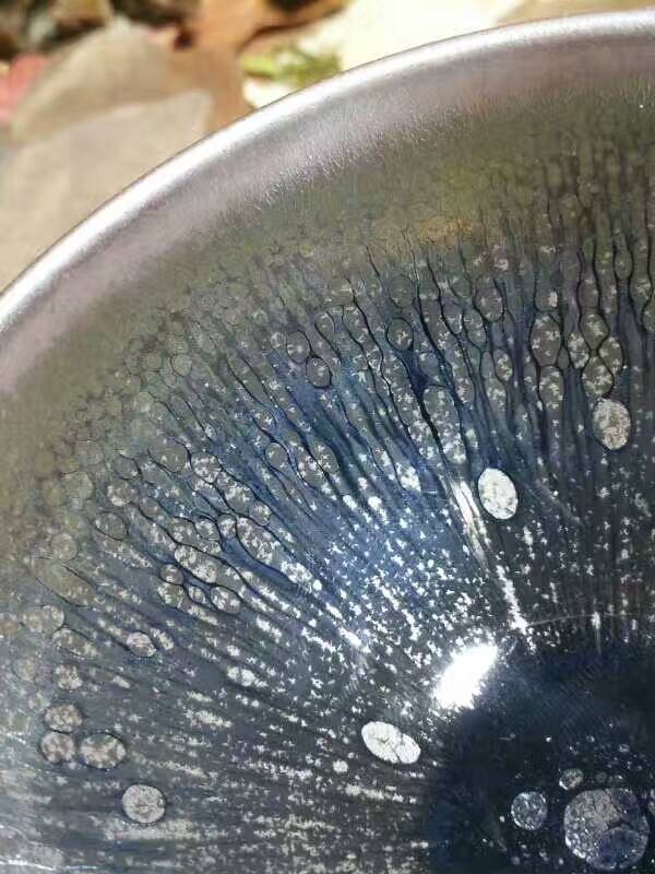 吳立主斂口油滴盞：8.8*4.8